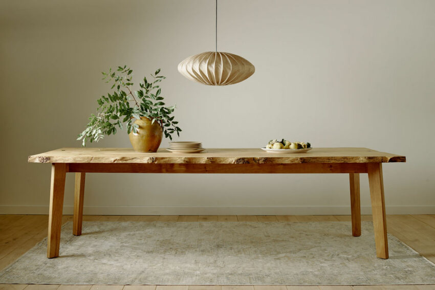 Elements Dining Table - Oak Top & Base