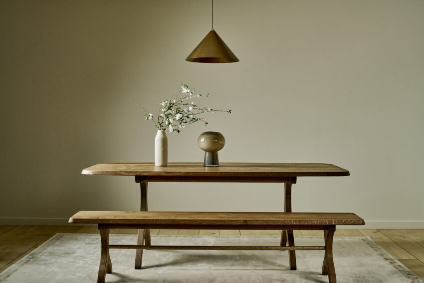 Lacock Dining Table - Chocolate Oak